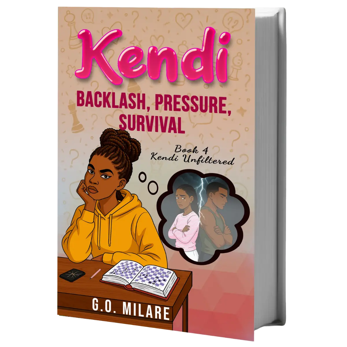 Kendi Backlash, Pressure, Survival book 4 cover YA fiction cover
