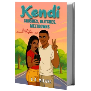 Kendi Crushes, Glitches, Meltdowns book 2 YA fiction cover